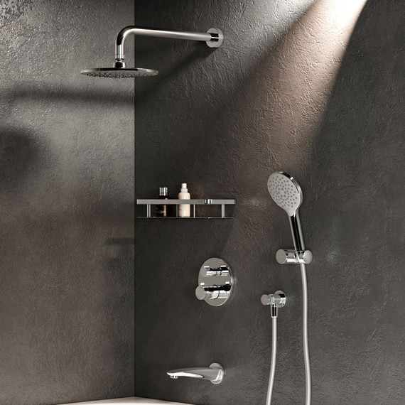 Душевая система для ванны с термостатом Am.Pm X-Joy FT85A3RH10 фото 2