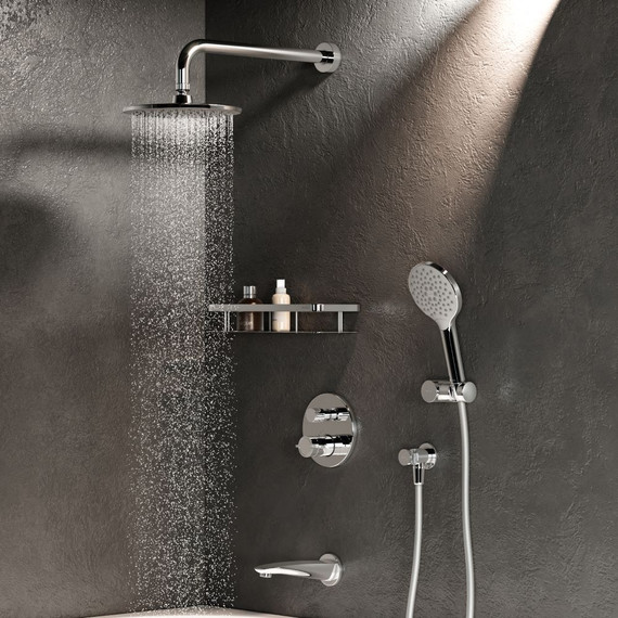 Душевая система для ванны с термостатом Am.Pm X-Joy FT85A3RH10 фото 3