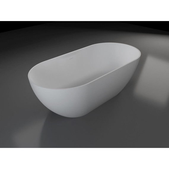 Ванна отдельностоящая Solid Surface Vincea 170x80 см VBT-4S04MW, белый матовый фото 6