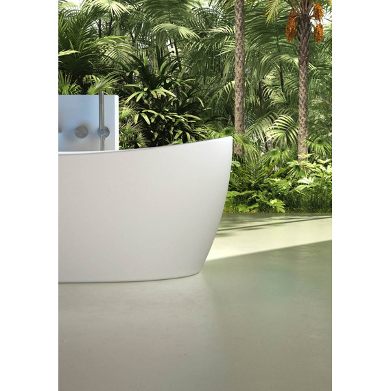 Ванна отдельностоящая Solid Surface Vincea 170x80 см VBT-6S03MW, белый матовый фото 2