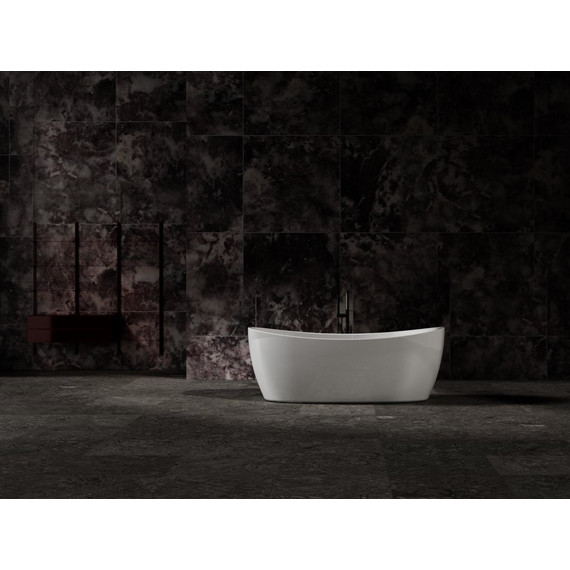 Ванна отдельностоящая Solid Surface Vincea 170x80 см VBT-6S03MW, белый матовый фото 3