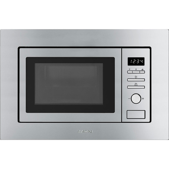 Встраиваемая микроволновая печь Smeg FMI020X фото 
