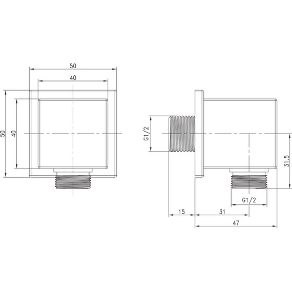 Шланговое подсоединение 1/2 IMPRESE HC02 (страна-производитель Чехия) - 2 Шланговое подсоединение 1/2 IMPRESE HC02 (страна-производитель Чехия) фото 2
