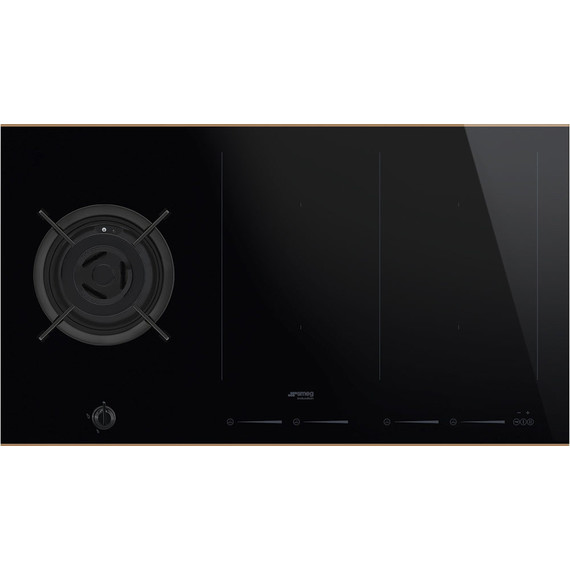 Комбинированная варочная панель Smeg Dolce Stil Novo PM6912WLDR фото 