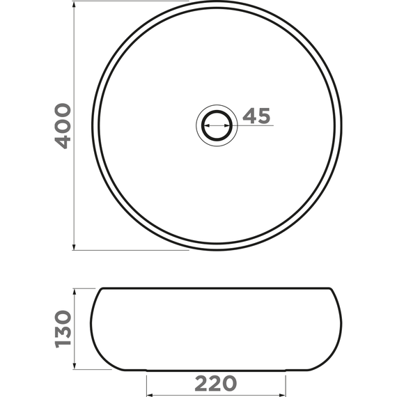 Раковина-чаша Omoikiri Fumico-NU 40 см 4972079, чёрный - 4 Раковина-чаша Omoikiri Fumico-NU 40 см 4972079, чёрный фото 4