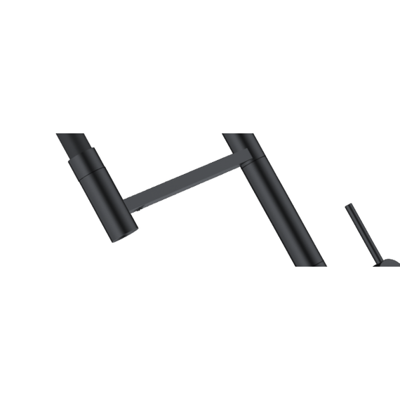 Смеситель для кухни Omoikiri Kanto-2 Plus-SB GB-BL 4994401, графит/чёрный фото 2