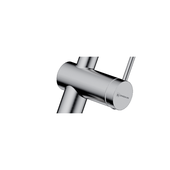 Смеситель для кухни Omoikiri Kanto-2 Plus-SB BN-WH 4994450, нержавеющая сталь/белый фото 3