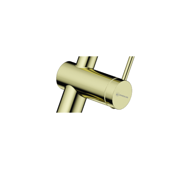 Смеситель для кухни Omoikiri Kanto-2 Plus-SB LG-BL 4994461, светлое золото/черный фото 3