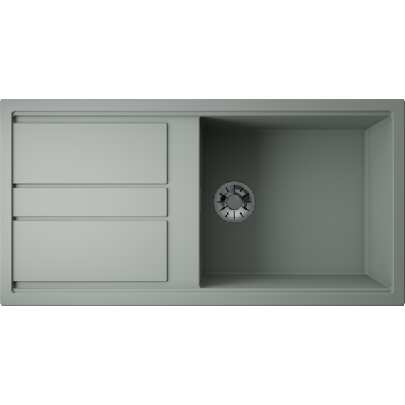 Кухонная мойка Omoikiri Kitagawa 100-WG 4993251, wind green, Цвет производителя: wind green фото 2