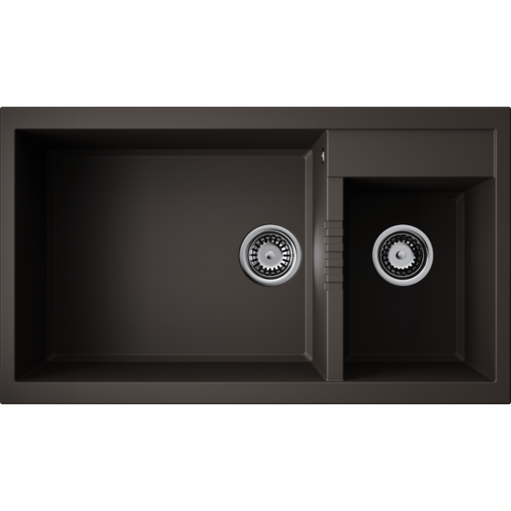 Кухонная мойка Omoikiri Tedori 86-2-LB-ES 4997242, espresso, Цвет производителя: espresso фото 2