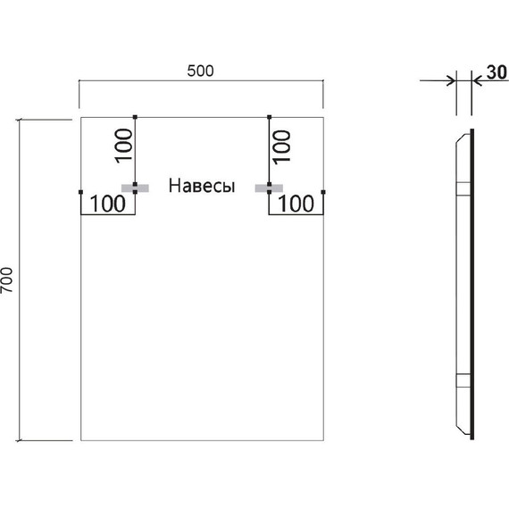 Зеркало Vincea Led 50х70 см VLM-3VN500B-2 фото 5