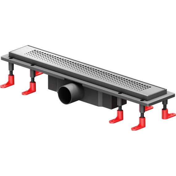 Душевой трап (лоток) 50 AM.PM PrimeFlow W02SC-P11-050-01SB комбинированный затвор со стальной матовой решеткой фото 2