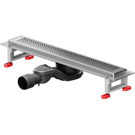 Душевой трап (лоток) 50 AM.PM MasterFlow W01SC-P11-050-01SB комбинированный затвор со стальной матовой решеткой фото 2