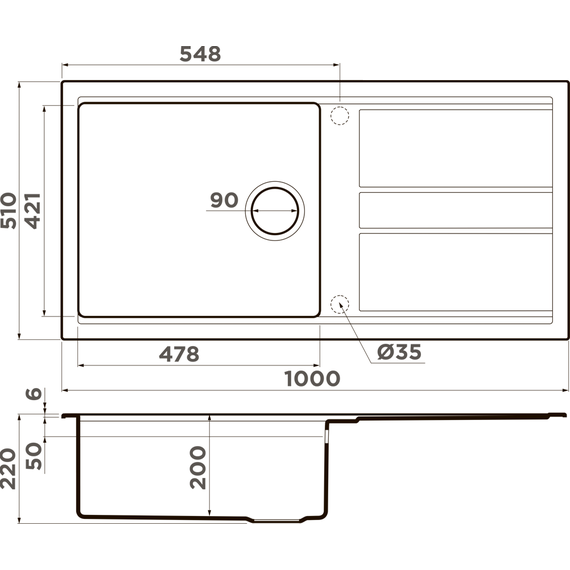 Кухонная мойка Omoikiri Kitagawa 100-WG 4993251, wind green, Цвет производителя: wind green фото 4