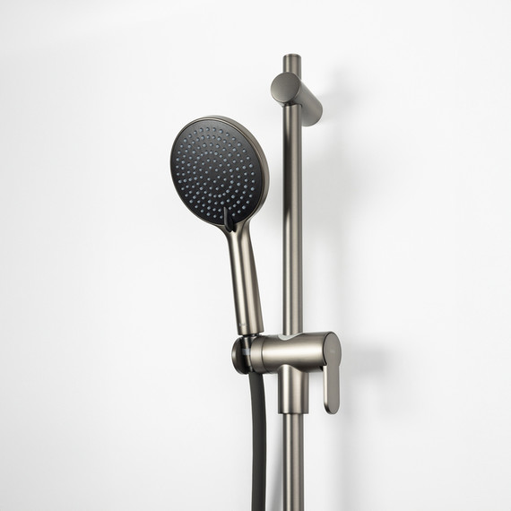 Душевой гарнитур Iddis Optima Home OPH3F20i16 со штангой 70 см, графит фото 2