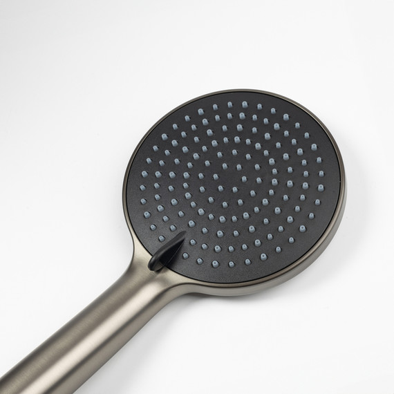 Душевой гарнитур Iddis Optima Home OPH3F20i16 со штангой 70 см, графит фото 4