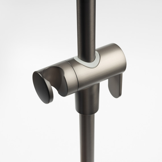 Душевой гарнитур Iddis Optima Home OPH3F20i16 со штангой 70 см, графит фото 5