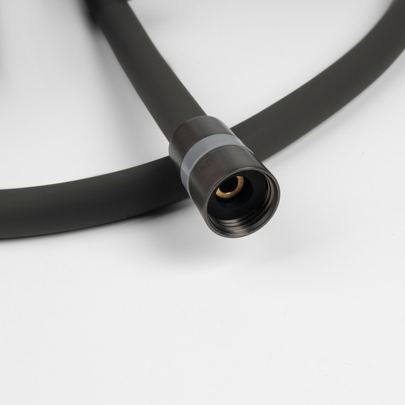 Душевой гарнитур Iddis Optima Home OPH3F20i16 со штангой 70 см, графит фото 7