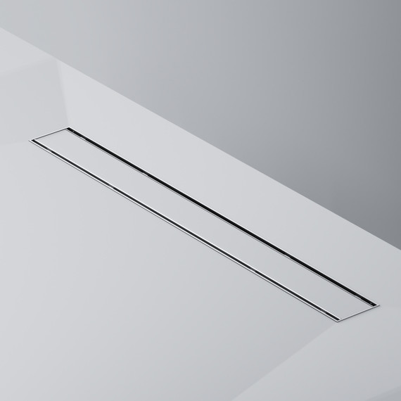 Душевой трап (лоток) 70 AM.PM PrimeFlow W02SC-U11-070-04SB комбинированный затвор со стальной матовой решеткой под плитку фото 6