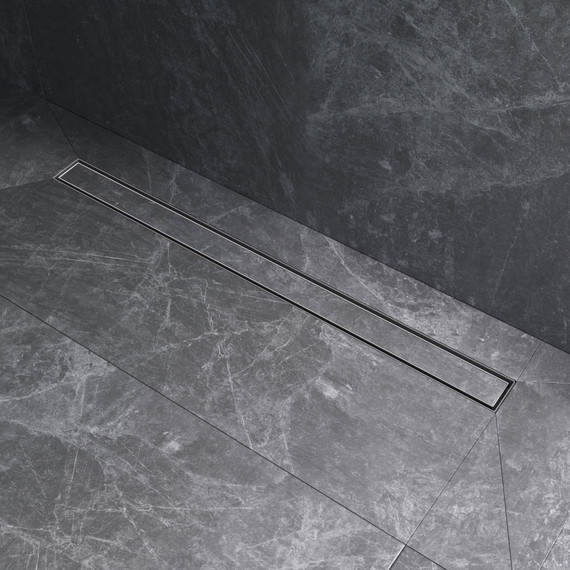 Душевой трап (лоток) 90 AM.PM MasterFlow W01SC-U11-090-04SB комбинированный затвор со стальной матовой решеткой под плитку, Цвет производителя: хром, Размер трапа: 900 - 5 Душевой трап (лоток) 90 AM.PM MasterFlow W01SC-U11-090-04SB комбинированный затвор со стальной матовой решеткой под плитку, Цвет производителя: хром, Размер трапа: 900 фото 5