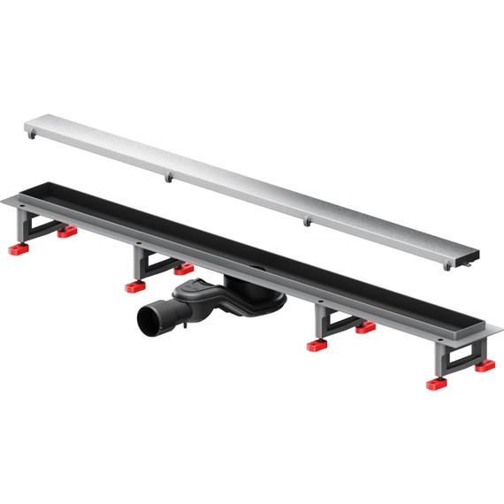 Душевой трап (лоток) 90 AM.PM MasterFlow W01SC-U11-090-04SB комбинированный затвор со стальной матовой решеткой под плитку, Цвет производителя: хром, Размер трапа: 900 - 11 Душевой трап (лоток) 90 AM.PM MasterFlow W01SC-U11-090-04SB комбинированный затвор со стальной матовой решеткой под плитку, Цвет производителя: хром, Размер трапа: 900 фото 11