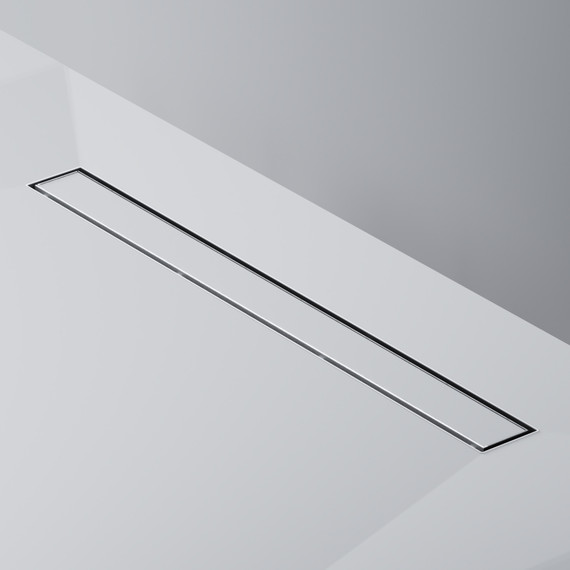 Душевой трап (лоток) 70 AM.PM MasterFlow W01SC-U11-070-04SB комбинированный затвор со стальной матовой решеткой под плитку фото 6