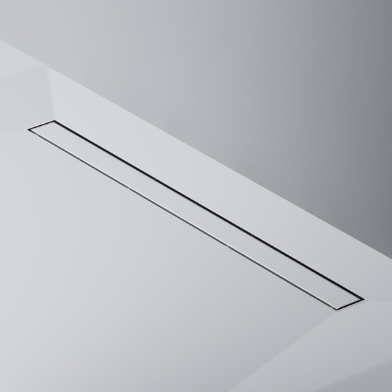 Душевой трап (лоток) 90 AM.PM MasterFlow W01SC-U11-090-04SB комбинированный затвор со стальной матовой решеткой под плитку, Цвет производителя: хром, Размер трапа: 900 - 6 Душевой трап (лоток) 90 AM.PM MasterFlow W01SC-U11-090-04SB комбинированный затвор со стальной матовой решеткой под плитку, Цвет производителя: хром, Размер трапа: 900 фото 6