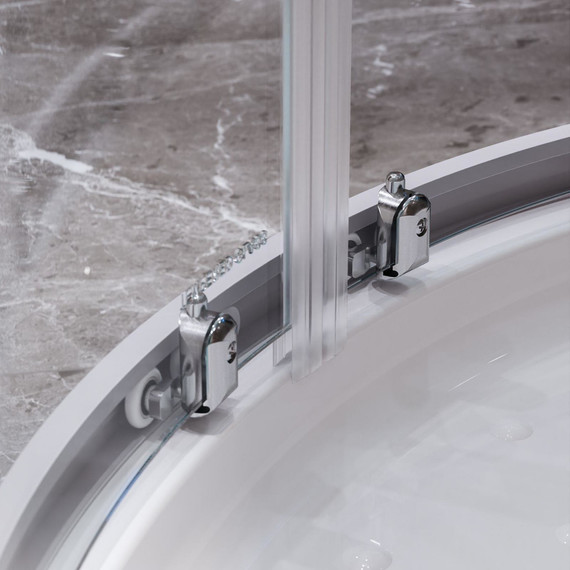 Душевое ограждение Mirsant Neo-100 100x100 см, хром/прозрачное фото 2