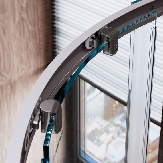 Душевое ограждение Mirsant Neo-100 100x100 см, хром/прозрачное фото 3