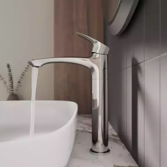 Смеситель для раковины высокий Milardo Rora RORSB01M01 - 3 Смеситель для раковины высокий Milardo Rora RORSB01M01 фото 3