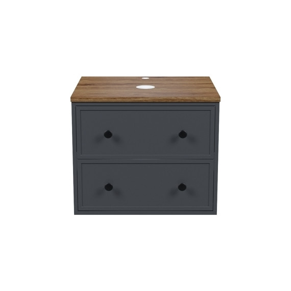 Тумба подвесная со столешницей Iddis Torr 60 см TOR60DMi95K, тёмно-серый - 3 Тумба подвесная со столешницей Iddis Torr 60 см TOR60DMi95K, тёмно-серый фото 3