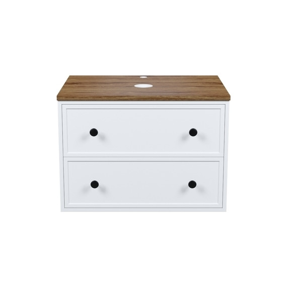 Тумба подвесная со столешницей Iddis Torr 70 см TOR70WMi95K, матовый белый - 3 Тумба подвесная со столешницей Iddis Torr 70 см TOR70WMi95K, матовый белый фото 3