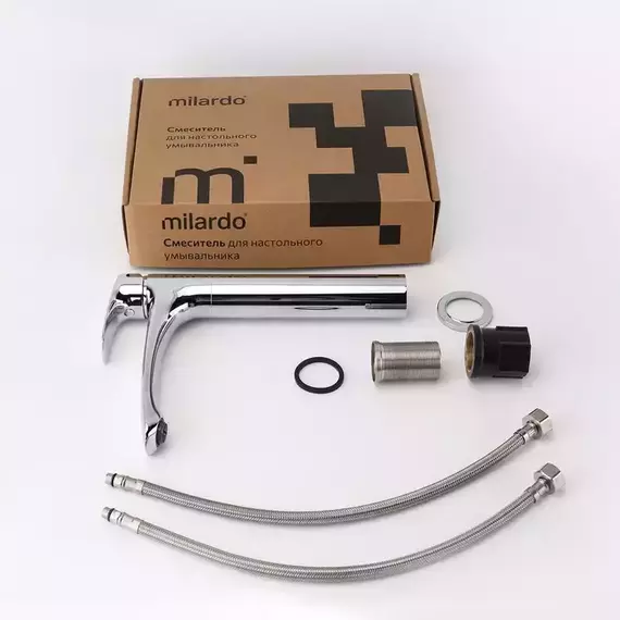 Смеситель для раковины высокий Milardo Rora RORSB01M01 - 4 Смеситель для раковины высокий Milardo Rora RORSB01M01 фото 4