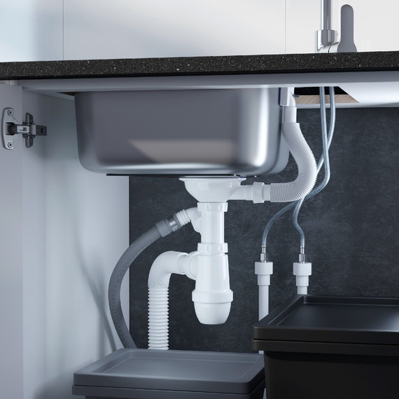 Кухонная мойка Iddis Suno SUN65SDi77S 0,8 мм, сталь фото 5