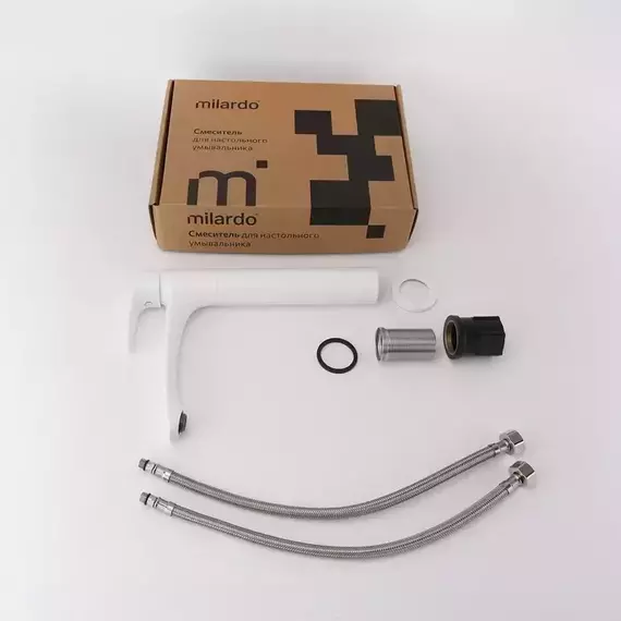 Смеситель для раковины высокий Milardo Rora RORWT01M01 - 6 Смеситель для раковины высокий Milardo Rora RORWT01M01 фото 6