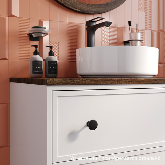 Тумба подвесная со столешницей Iddis Torr 80 см TOR80WMi95K, матовый белый - 6 Тумба подвесная со столешницей Iddis Torr 80 см TOR80WMi95K, матовый белый фото 6