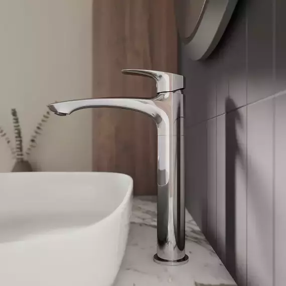 Смеситель для раковины высокий Milardo Rora RORSB01M01 - 2 Смеситель для раковины высокий Milardo Rora RORSB01M01 фото 2