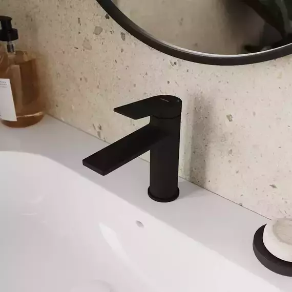 Смеситель для раковины Milardo Azure AZUBL00M01, чёрный матовый - 2 Смеситель для раковины Milardo Azure AZUBL00M01, чёрный матовый фото 2