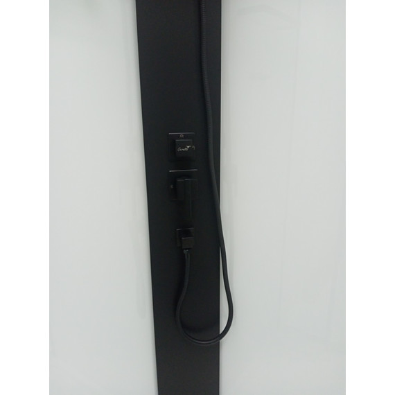 Душевая кабина CeruttiSpa 90х90 см BELLA90B, чёрный/прозрачное - 15 Душевая кабина CeruttiSpa 90х90 см BELLA90B, чёрный/прозрачное фото 15