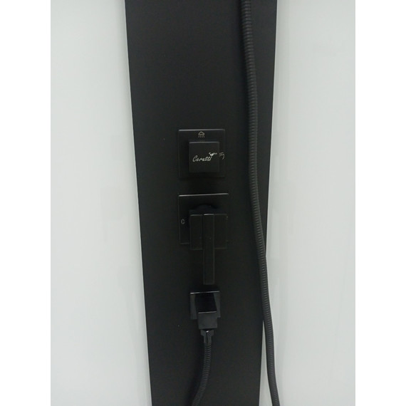 Душевая кабина CeruttiSpa 90х90 см BELLA90B, чёрный/прозрачное - 8 Душевая кабина CeruttiSpa 90х90 см BELLA90B, чёрный/прозрачное фото 8