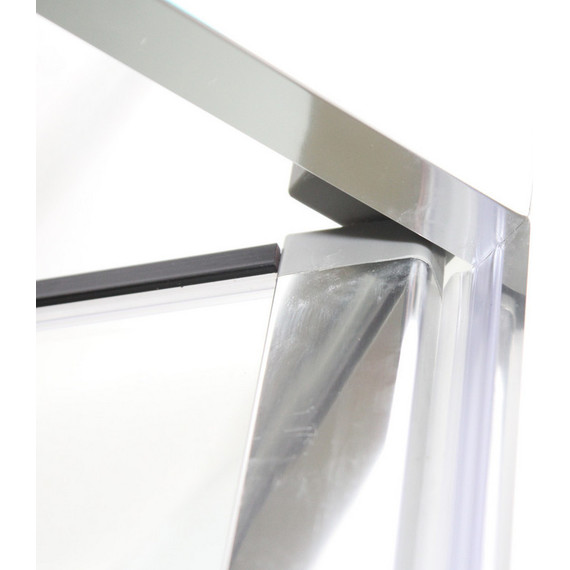 Душевая дверь CeruttiSpa 100 см BELLA D101T, хром/прозрачное фото 3