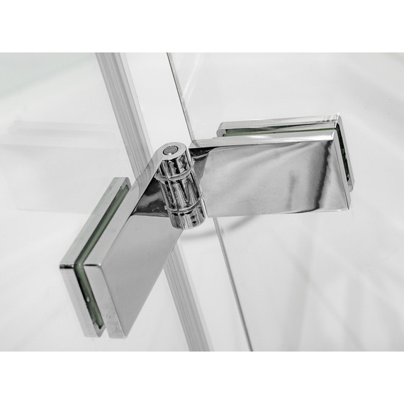 Душевая дверь CeruttiSpa 80 см BELLA D81T, хром/прозрачное фото 5