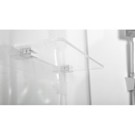 Душевая кабина CeruttiSpa 90х90 см Bella T, хром/прозрачное фото 12