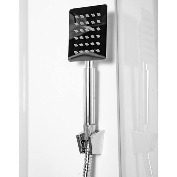 Душевая кабина CeruttiSpa 90х90 см Chika 901T, хром/прозрачное - 16 Душевая кабина CeruttiSpa 90х90 см Chika 901T, хром/прозрачное фото 16