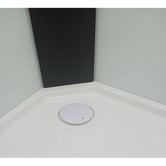 Душевая кабина CeruttiSpa 90х90 см CHIKA901B, чёрный/прозрачное - 14 Душевая кабина CeruttiSpa 90х90 см CHIKA901B, чёрный/прозрачное фото 14