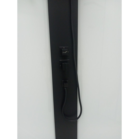 Душевая кабина CeruttiSpa 90х90 см CHIKA901B, чёрный/прозрачное - 15 Душевая кабина CeruttiSpa 90х90 см CHIKA901B, чёрный/прозрачное фото 15