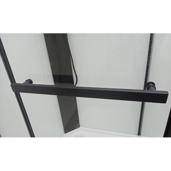 Душевая кабина CeruttiSpa 90х90 см MiMi90B, чёрный/прозрачное - 6 Душевая кабина CeruttiSpa 90х90 см MiMi90B, чёрный/прозрачное фото 6