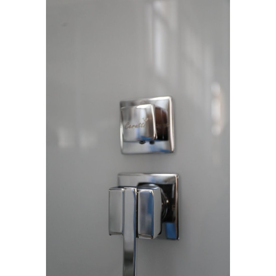 Душевая кабина CeruttiSpa 90х90 см VIVA91, хром/прозрачное (безсиликоновая сборка) - 5 Душевая кабина CeruttiSpa 90х90 см VIVA91, хром/прозрачное (безсиликоновая сборка) фото 5