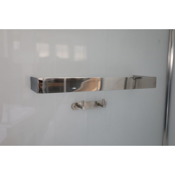 Душевая кабина CeruttiSpa 90х90 см VIVA91, хром/прозрачное (безсиликоновая сборка) - 6 Душевая кабина CeruttiSpa 90х90 см VIVA91, хром/прозрачное (безсиликоновая сборка) фото 6