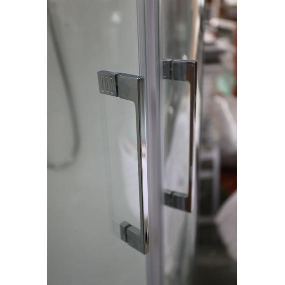 Душевая кабина CeruttiSpa 100х100 см VIVA101, хром/прозрачное (безсиликоновая сборка) - 7 Душевая кабина CeruttiSpa 100х100 см VIVA101, хром/прозрачное (безсиликоновая сборка) фото 7